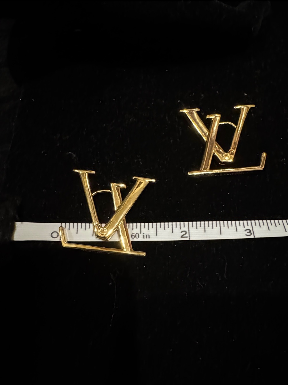 LV Initials Earrings - Picture 6 of 8